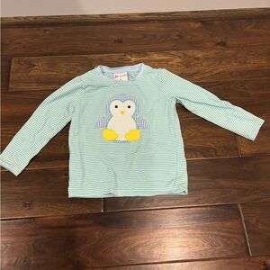 Striped Penguin Kids Shirt